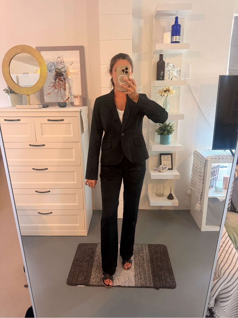 Attention black Women's Suit Pants & Blazer Set size 2
